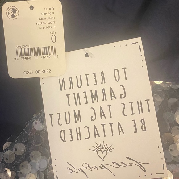 NWT FREE PEOPLE So Fine Sequin Jumpsuit - Picture 6 of 7